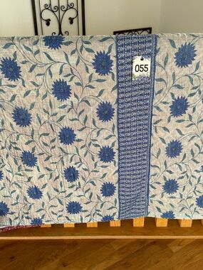 K55 Unbelievably Beautiful Reversible Twin Kantha